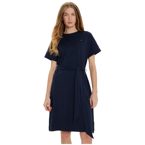 TOMMY HILFIGER COTTON INTERLOCK SHORT DRESS